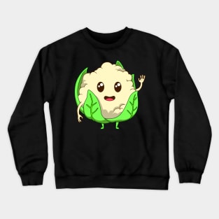 Cartoon cauliflower Crewneck Sweatshirt